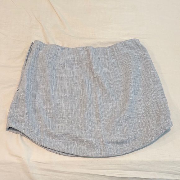 Abercrombie & Fitch Light Blue Mini Skirt - Picture 5 of 5